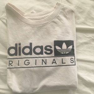 Adidas originals white tee